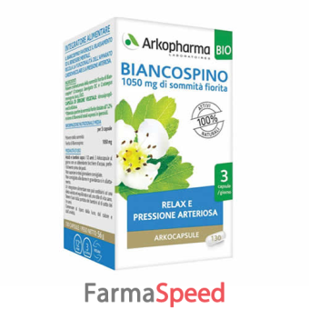 arkocapsule biancospino 45 capsule bio