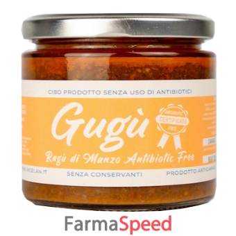 gugu' ragu' manzo antibiotic free 210 g