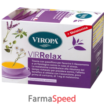 viropa vir relax tisana passiflora 15 filtri 6 g