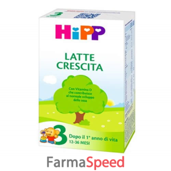 hipp latte 3 per crescita in polvere 500 g