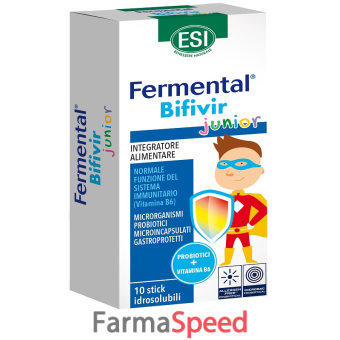 esi fermental bifivir junior 10 stick idrosolubili