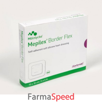 medicazione mepilex border flex 10 x 10 cm 5 pezzi