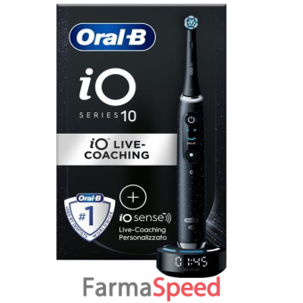 oral-b io 10 black spazzolino elettrico