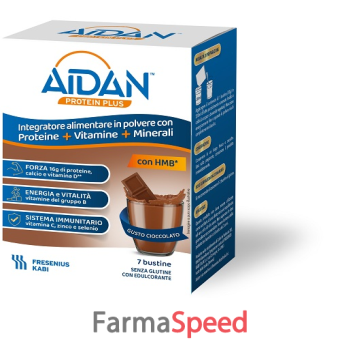 aidan protein plus cioccolato 7 bustine