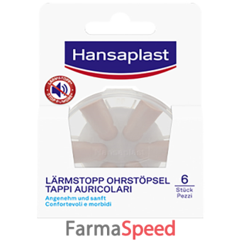 hansaplast ear plugs 6 pezzi