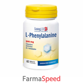 longlife l-phenylalanine 500 mg 60 tavolette