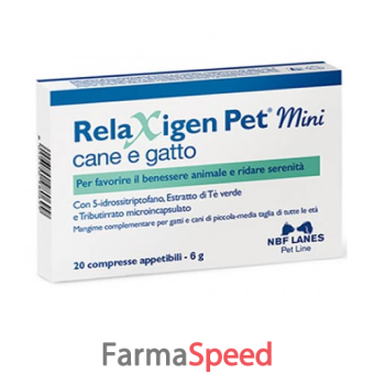 relaxigen pet mini 20 compresse