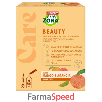 enerzona care beauty mango e arancia 20 bustine