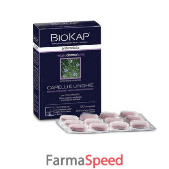 biokap anticaduta miglio donna forte con tricofoltil 60 compresse