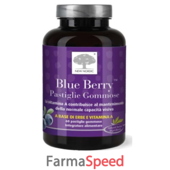 blue berry 60 pastiglie gommose