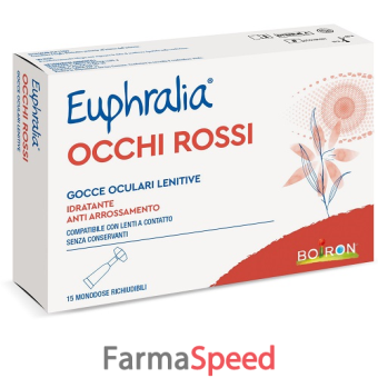 gocce oculari lenitive euphralia occhi rossi 15 flaconcini monodose 0,5 ml