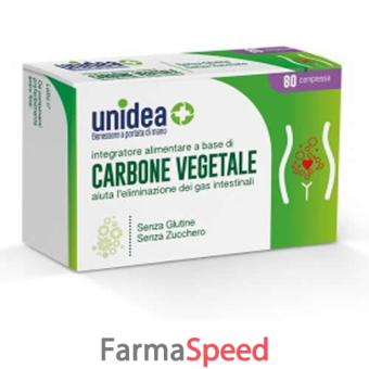 unidea carbone vegetale 80 compresse