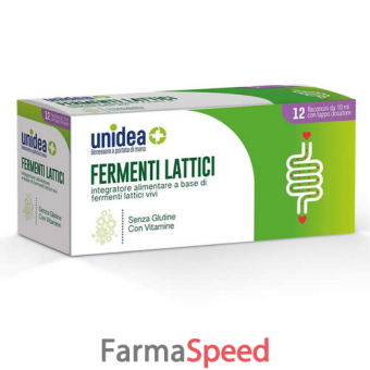 unidea fermenti lattici 12 flaconcini 10 ml