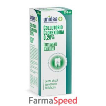 unidea collutorio clorexidina 0,20% 250 ml