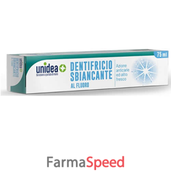 unidea dentifricio sbiancante 75 ml