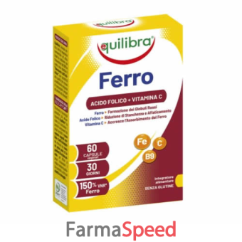 ferro con vitamina c + acido folico 60 perle