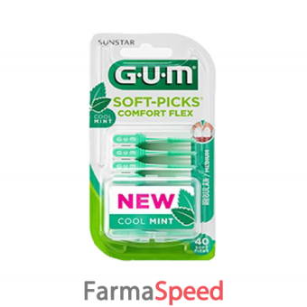 gum comfort flex mint scovolini interdentali 40 pezzi