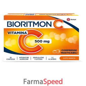 bioritmon c 500mg vitamina c 20 compresse masticabili