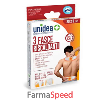 fascia riscaldante unidea 3 pezzi