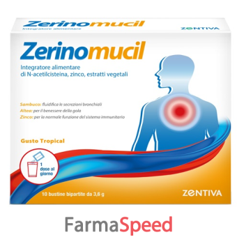 zerinomucil 10 bustine 3,6 g