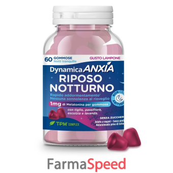 dynamica anxia riposo notturno 60 gommose