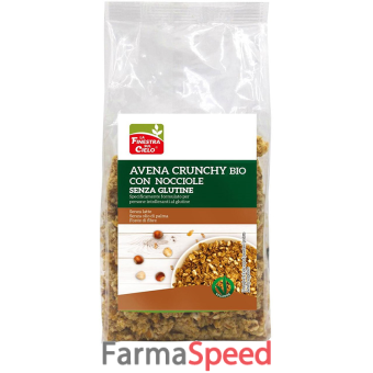 crunchy senza glutine avena e nocciola 250 g