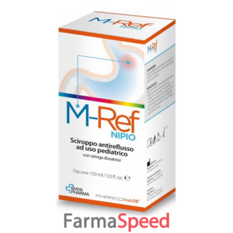 m-ref nipio sciroppo antireflusso ad uso pediatrico 150 ml 