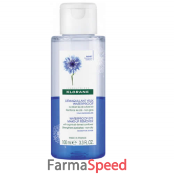 klorane struccante occhi waterproof fiordaliso bio 100 ml