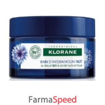 klorane crema idratante notte fiordaliso 50 ml