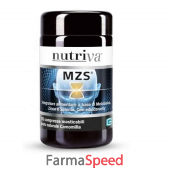 nutriva mzs 120 compresse masticabili