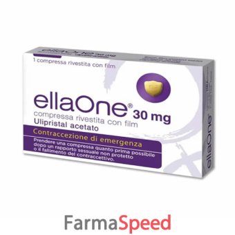 ellaone* 1 compressa rivestita 30 mg