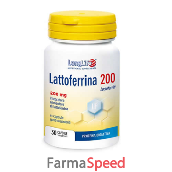 longlife lattoferrina 200 30 capsule gastroresistenti