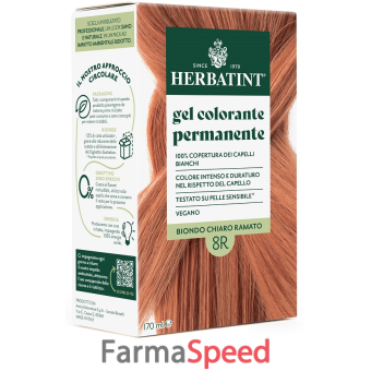 herbatint 8r biondo chiaro ramato 170 ml