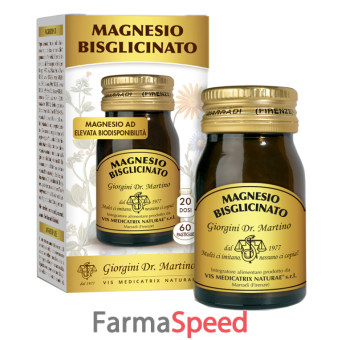 magnesio bisglicinato 60 pastiglie