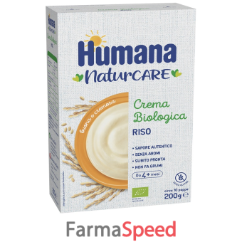 humana crema di riso biologico 200 g