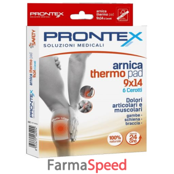 cerotto prontex arnica thero pad 9 x 14 6 pezzi