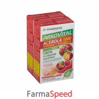 arkovital acerola 1000 pack family 60 compresse