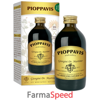 pioppavis liquido analcoolico 200 ml