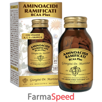 aminoacidi ramificati bcaa plus 180 pastiglie