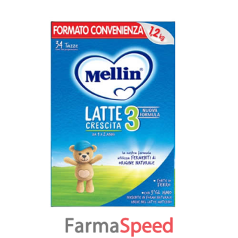 mellin latte crescita 3 1,2 kg