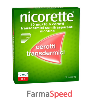 nicorette* 7 cerotti transdermici 10 mg/16 ore