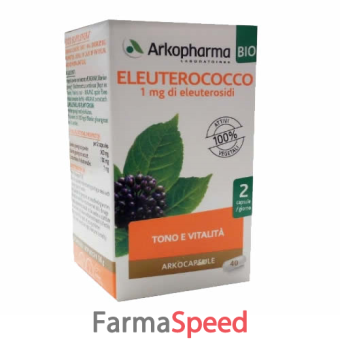 arkocapsule eleuterococco bio 40 capsule