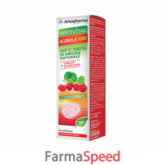 arkovital acerola effervescente 20 compresse