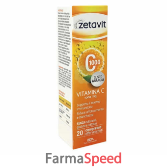 zetavit c 1000 20 compresse effervescenti