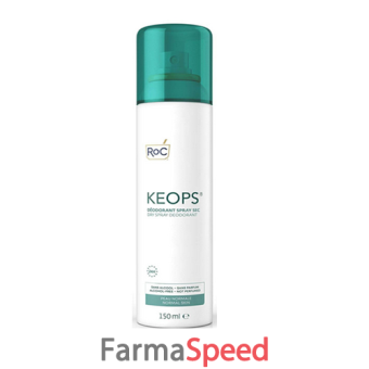 roc keops deodorante spray secco 24h 150 ml