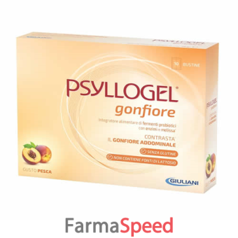 psyllogel gonfiore pesca 10 bustine