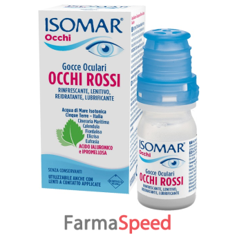 isomar occhi rossi gocce oculari acido ialuronico 0,20% 10 ml