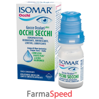 isomar occhi secchi plus gocce oculari acido ialuronico 0,20% 10 ml