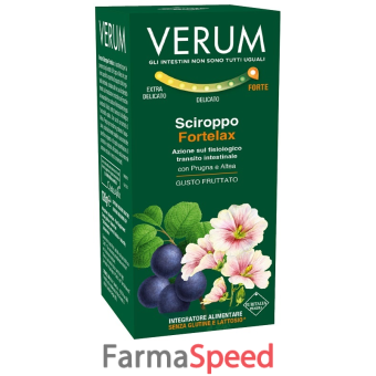 verum fortelax sciroppo fruttato 126 g new