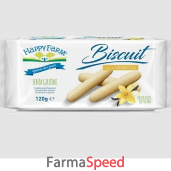 happy farm biscuit vaniglia 120 g